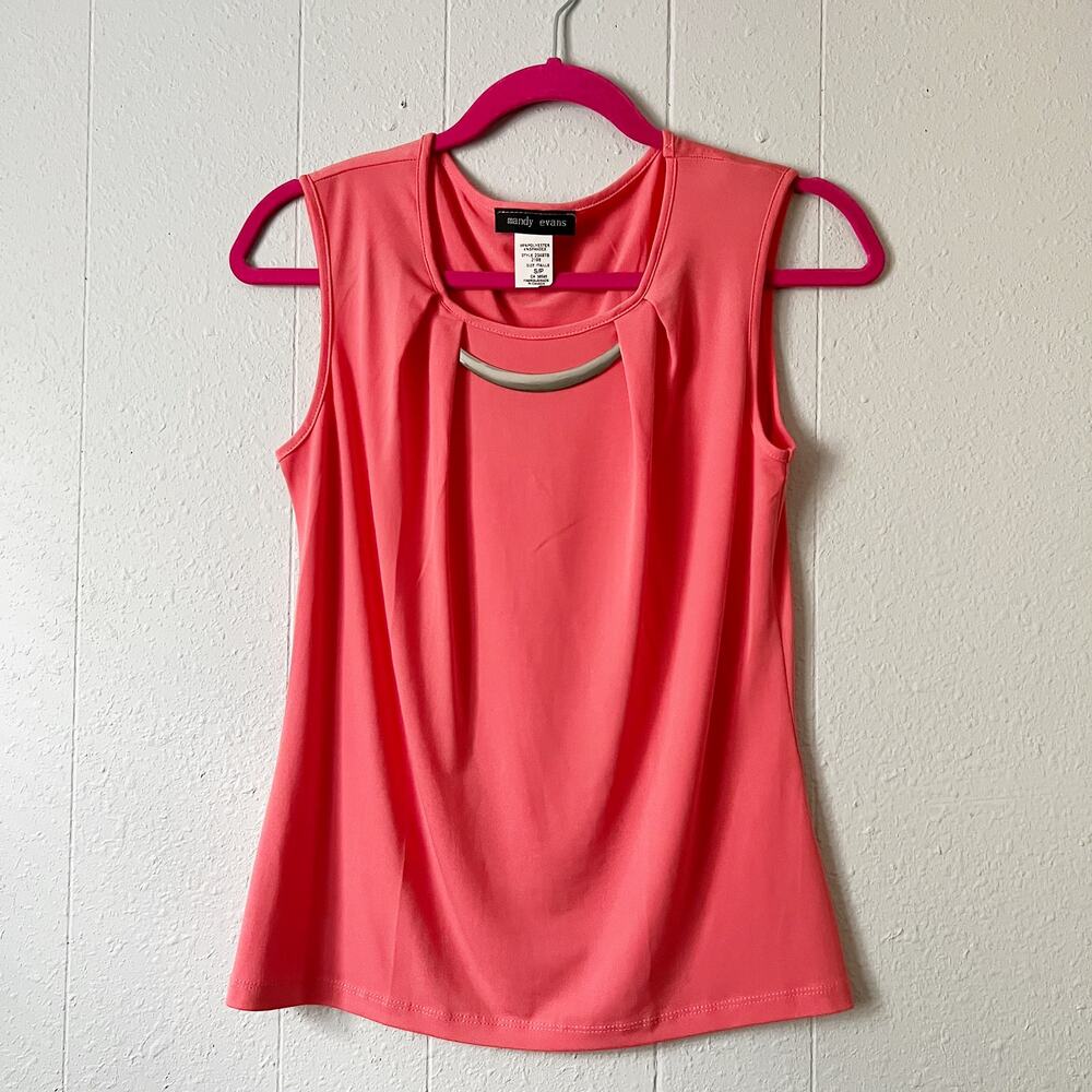 Mandy Evans Top Womens Small Career Office Business Party Cocktail Dressy Formal